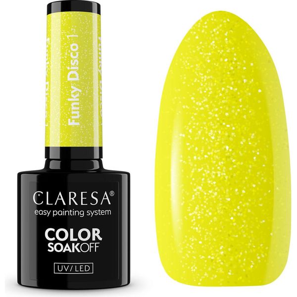 Claresa Smalto Ibrido Soak Off Uv Led Funky Disco 1,5G-image