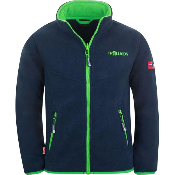 Felpa In Pile Per Bambini Trollkids Blu Navy 414-100 Taglia 116-image