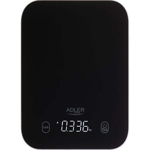 Adler Kitchen Scale | Ad 3181B | Graduation 1 G | Display Type Led | Black-image