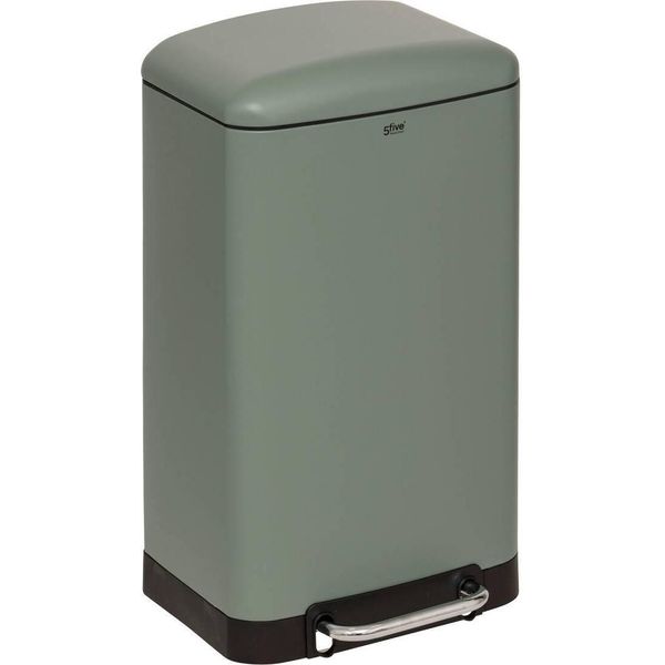 5 Five Simply Smart - Cestino Con Pedale In Metallo 30 L "Ariane"" Verde"-image