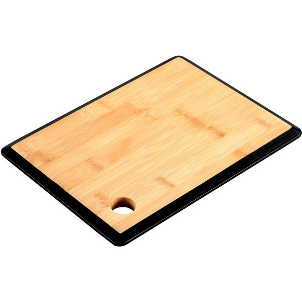 Kesper Tagliere Con Bordo Nero, 27 X 19 X 1,5 Cm, Bambù Kesper 58270-image
