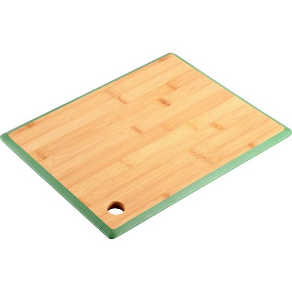 Kesper Tagliere Con Bordo Verde, 35 X 26 X 1,5 Cm, Bambù Kesper 58281-image