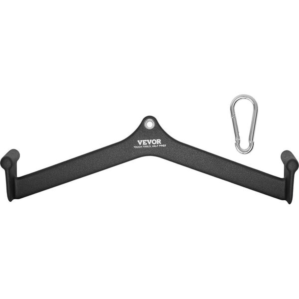 Vevor Attacco Per Lat Pull-Down Attacco Per V-Bar 550 Kg Capacità Di Carico Per Macchine Per Pull-Down A Cavo, Barra Per Pull-Down Tricipiti, Impugnatura Rivestita In Gomma Curl Bicipiti Barra Per Pull-Down Lat Tricipiti-image