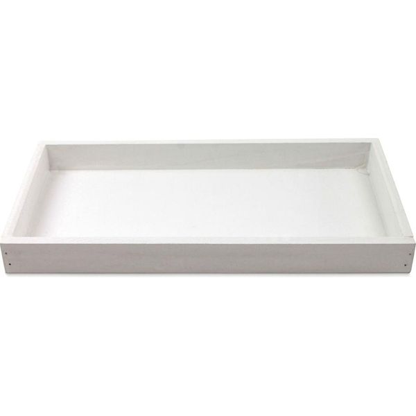 Vassoio Da Portata In Legno Rettangolare Bianco 30 X 15 Cm Come Vassoio Decorativo-image