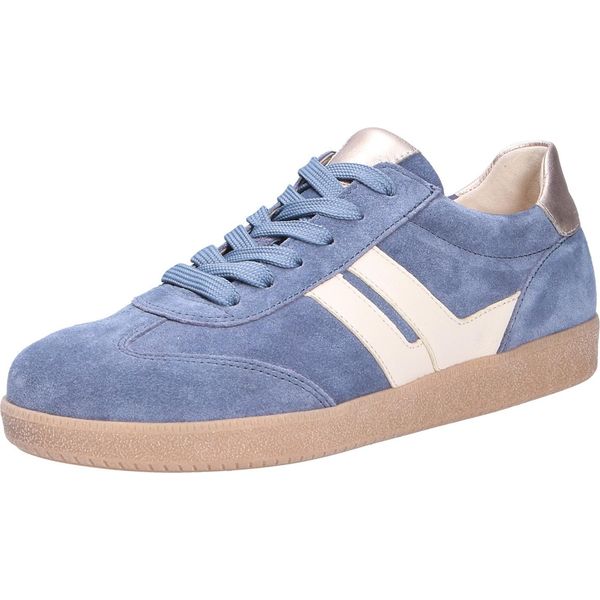 Gabor Moda Donna Sneaker Jeans-Blu-Bianco, Colore:Blu, Taglia UK:6-image
