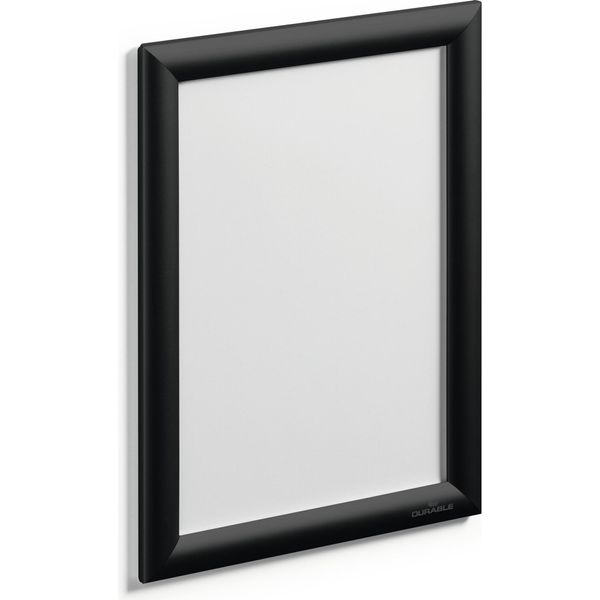 Durable Cornice A Scatto In Alluminio A4, Nero, 479601-image