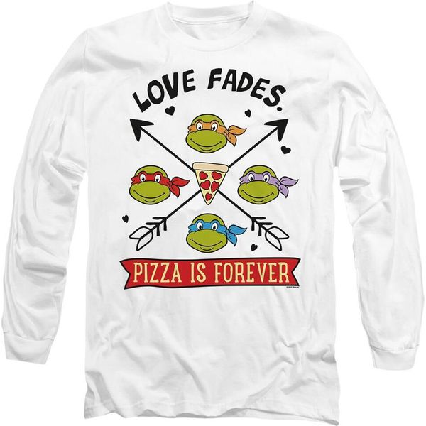 Teenage Mutant Ninja Turtles - Maglietta "Pizza Is Forever"" Per Bambini/Donne Unisex TV10660 (M) (Weiß)"-image