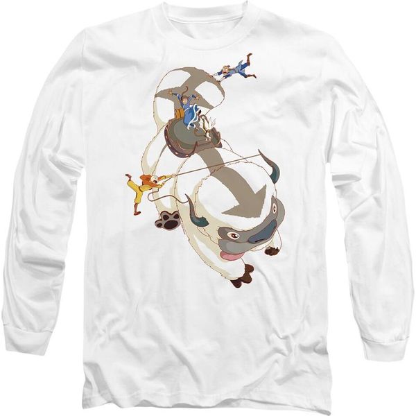 Avatar: The Last Airbender - Maglietta "Hang On"" Per Uomo/Donna Unisex TV10757 (L) (Bianco)"-image