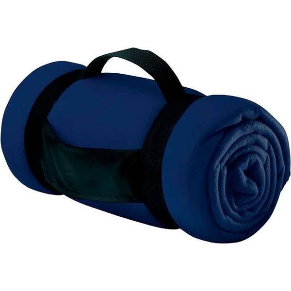 Sols - Coperta "Stavenger"", In Pile, A Quadri PC7633 (Taglia Unica) (Blu Scuro)"-image