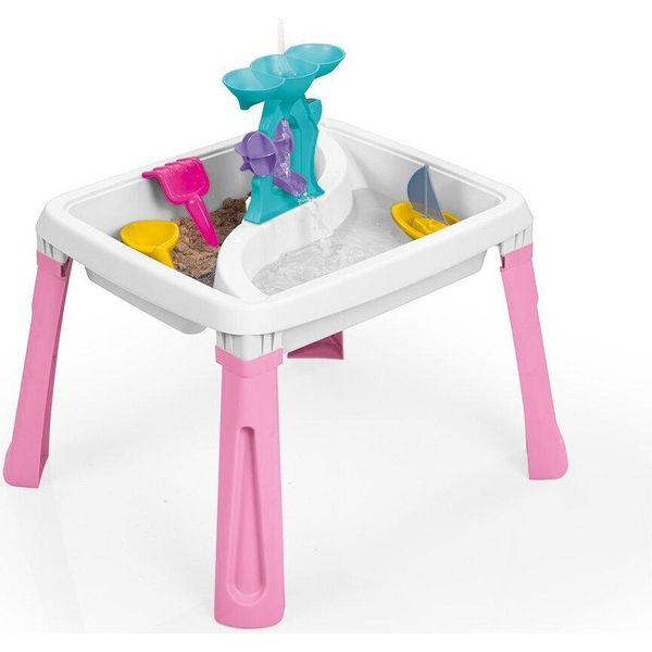 Dolu Zand-Watertafel + Accessoires Roze/Wit-image