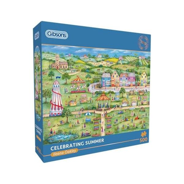 Gibsons Puzzle Festa D'estate 500 Pezzi Puzzle Di Cartone Colorato-image