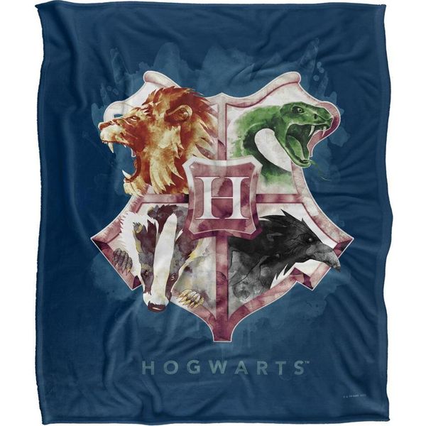 Harry Potter - Coperta "Hogwarts"", Schizzi D'inchiostro TV18490 (Taglia Unica) (Colorato)"-image