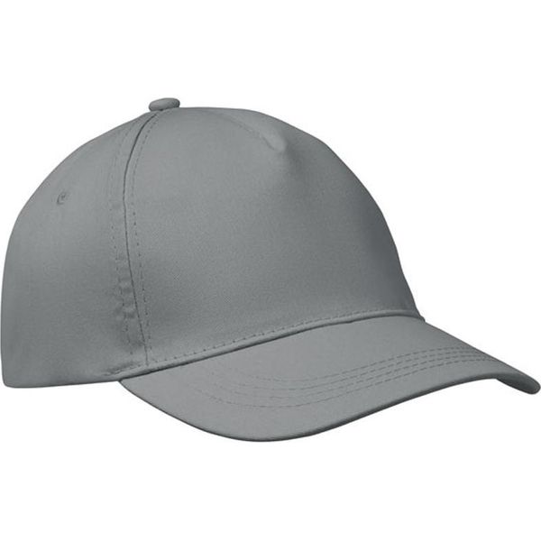 Midocean - Cappellino Da Baseball "Buzz"" A 5 Segmenti MO138 (Taglia Unica) (Grigio)"-image