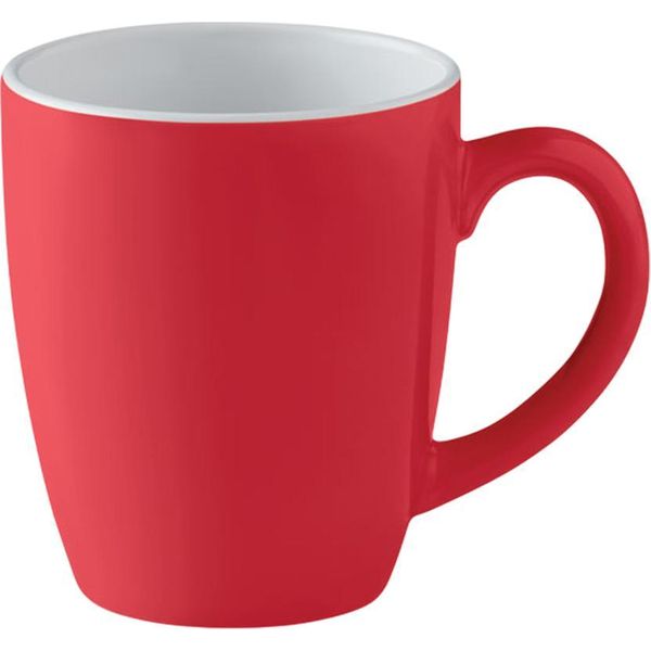 Midocean - Tazza Da Caffè "Trent"", Colorata, In Ceramica MO434 (Taglia Unica) (Rosso/Bianco)"-image