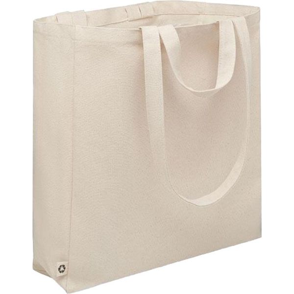 Midocean - Borsa Shopping "Gave"", Cotone Riciclato MO190 (12 Cm X 38 Cm X 38 Cm) (Beige)"-image