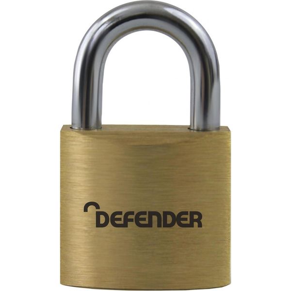 Defender Lucchetto In Ottone TK4749 (Confezione Doppia 20 Mm) (Multicolore)-image