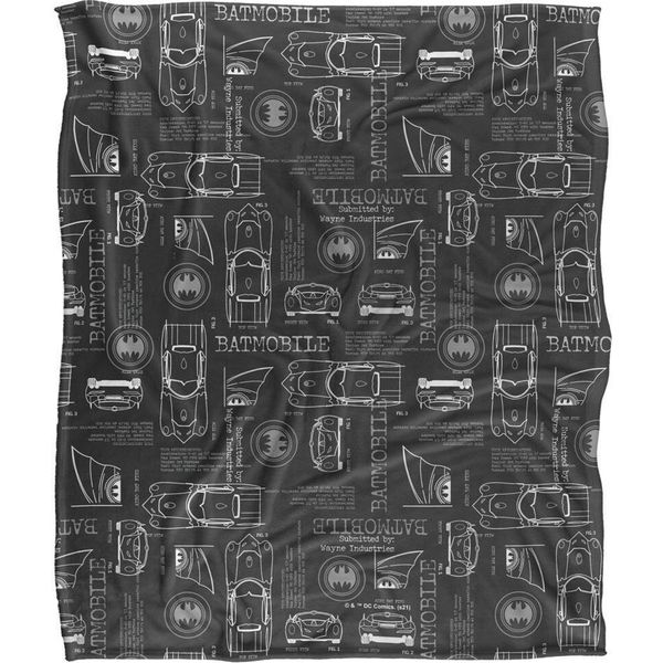 Batman - Coperta "Wayne Industries"", Batmobile TV18649 (Taglia Unica) (A Colori)"-image