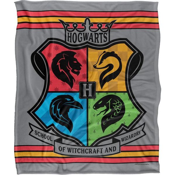 Harry Potter - Coperta "Stregoneria E Magia"", Stemma Di Hogwarts TV18620 (Taglia Unica) (Colorato)"-image