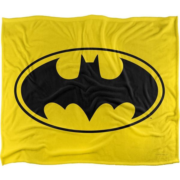 Batman - Coperta, Logo A Contrasto TV18668 (Taglia Unica) (Multicolore)-image