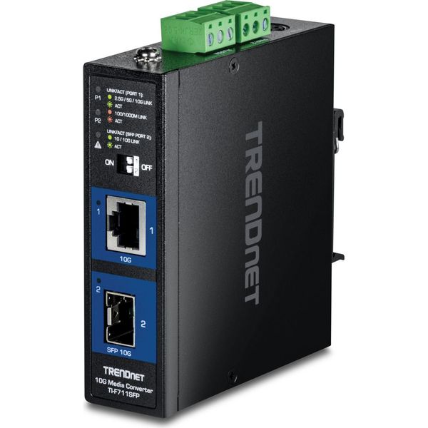 Trendnet TI-F711SFP Convertitore Multimediale Industriale 10G Sfp+-image