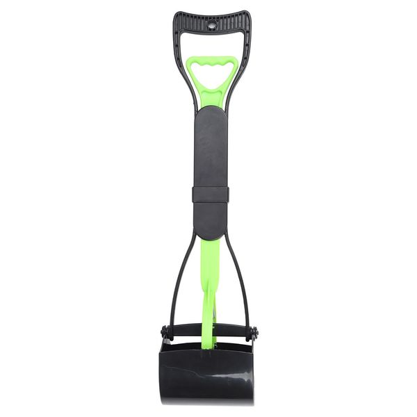 Pet Pooper Manico Lungo Pino Poop Scoop Clean Pick Up Dog Cat Litter Picker Strumento Di Pulizia (Verde Nero)-image