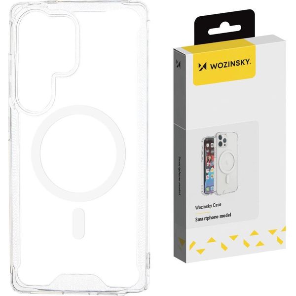 Wozinsky Clear Corner Custodia Magsafe Per Samsung Galaxy S25 - Trasparente-image
