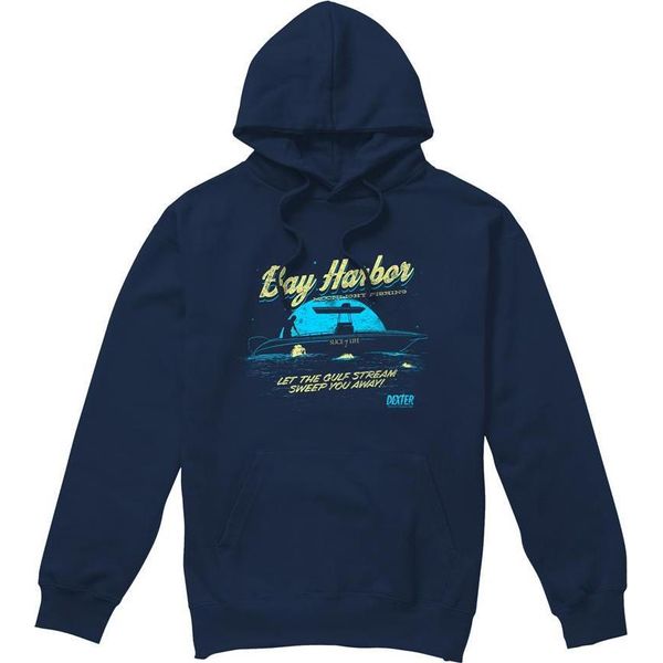 Dexter - Felpa Con Cappuccio "Moonlight Fishing"" Da Uomo TV9200 (M) (Navy)"-image