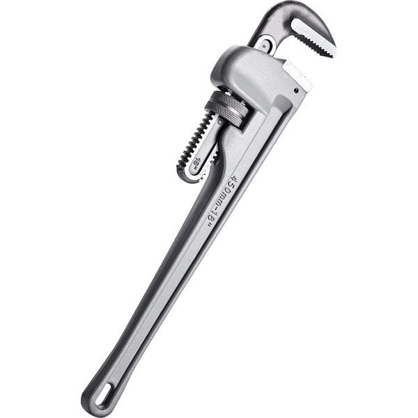 Succebuy Set Di Chiavi Per Tubi Da 3 Pezzi, 10" 14"" 18"" In Alluminio, Regolabili Per Lavori Idraulici, Ganasce Ad Alta Resistenza, Impugnatura Ergonomica, Sospendibili, Per Tubi Dell'acqua E Riparazioni Auto"-image