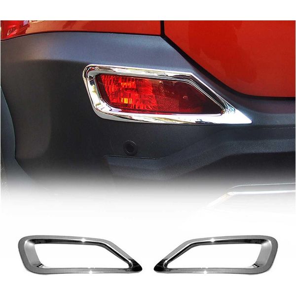 Cornice Fendinebbia Per Toyota RAV4 2013-2018 Cromo Abs Argento 2X-image