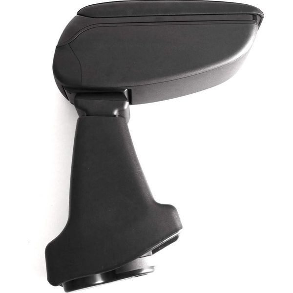 Bracciolo Centrale Per Fiat 500C 2007-2015 Finto Cuoio Abs Nero-image