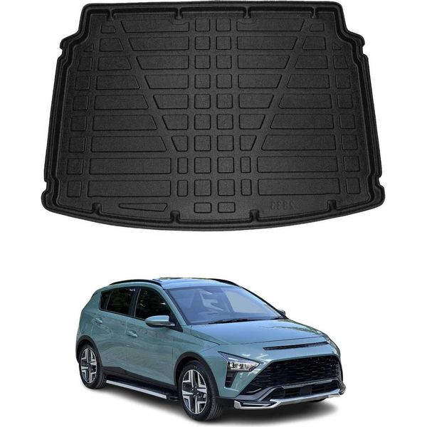 Fodera Dello Stivale Per Hyundai Bayon 2021-2025 Gomma Tpe Nero-image
