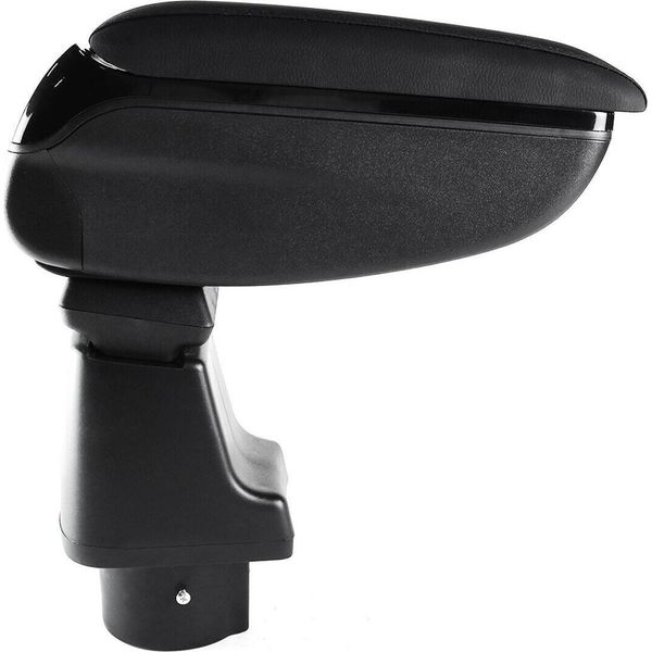 Bracciolo Centrale Per Dacia Duster 2010-2017 Finto Cuoio Abs Nero-image