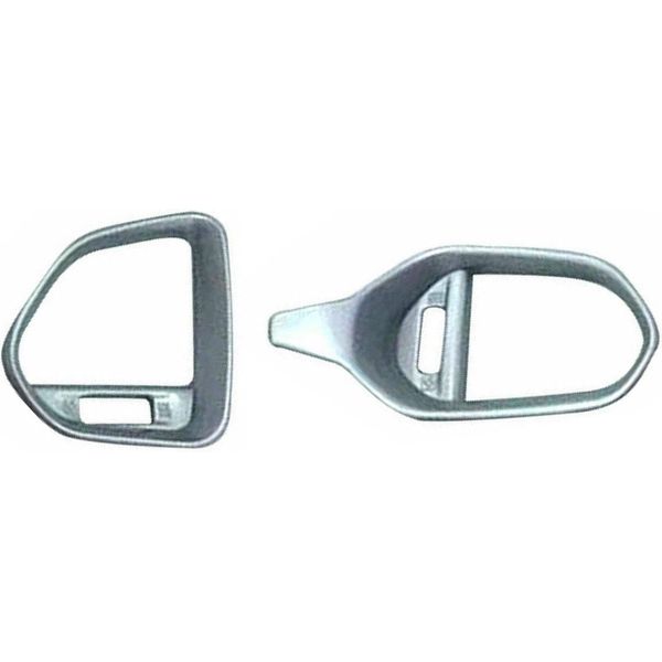Telaio Di Ventilazione Telaio Di Ventilazione Per Jeep Renegade 2014-2024 Cromo Abs Argento 2 Pezzi-image