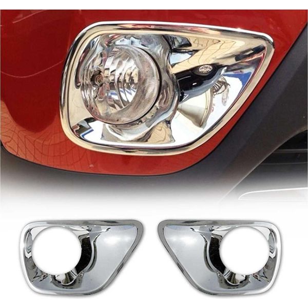 Cornice Fendinebbia Per Toyota RAV4 2012-2020 Cromo Abs Argento 2X-image