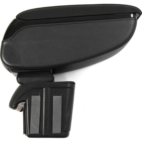 Bracciolo Centrale Console Centrale Per Ford Focus 2015-2018 Finto Cuoio Nero-image