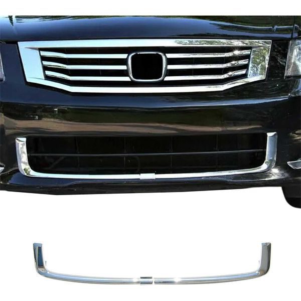 Modanature Griglia Radiatore Modanature Griglia Per Honda Accord 2008-2015 Cromo Abs Argento 2X-image