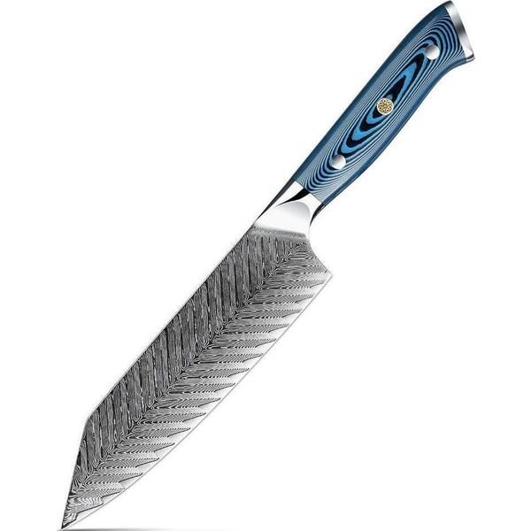 Coltello Da Cucina Damasco TU-37506 - Cella/Blu KP37506-image