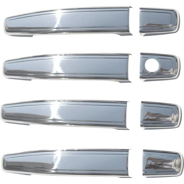 Rivestimento Cromato Della Maniglia Della Porta Per Chevrolet Orlando 2011-2021 4 Porte H1 In Acciaio Inox 8X-image