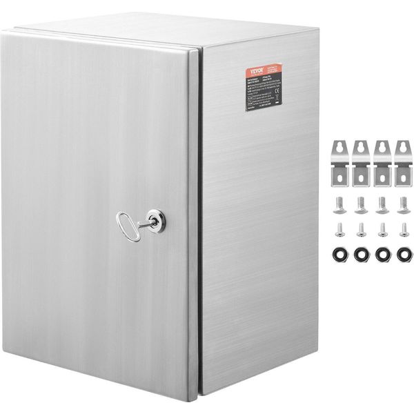 Contenitore Elettrico In Acciaio Inox 20" X 16"" X 8"" Scatola Per Montaggio A Parete IP66"-image