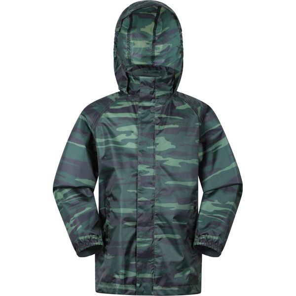 Mountain Warehouse - Giacca "Pakka"" Impermeabile Per Bambini MW4448 (104) (Verde Cachi)"-image