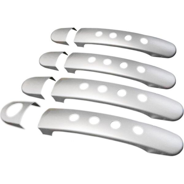 Maniglia Della Porta Cromata Per Skoda Citigo 2011-2025 4 Porte In Acciaio Inox 8X-image