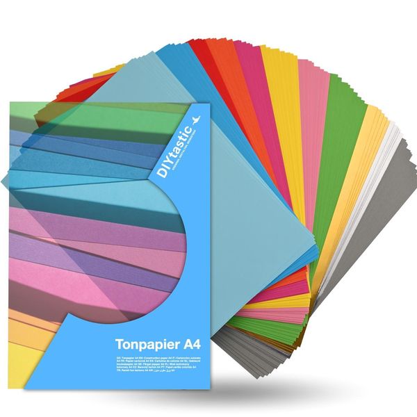 50X Carta Colorata - 220 G/M² - Carta Per Artigianato E Carta Colorata - Per Stampanti E Artigianato - Carta E Cartone Per Argilla-image
