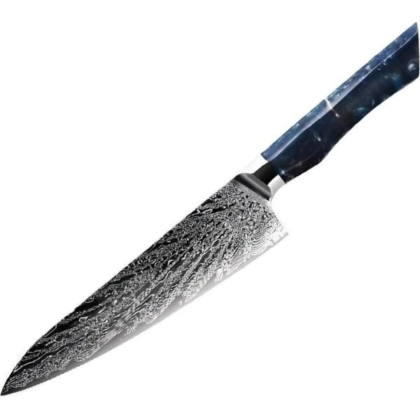 Coltello Da Cucina Damasco SE-37605 - Chef/Blu KP37605-image