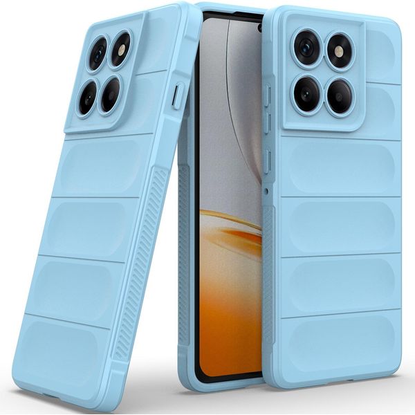 Custodia Per Motorola Edge 60 Pro Custodia Protettiva In Silicone Tpu Morbido Antiurto Blu-image