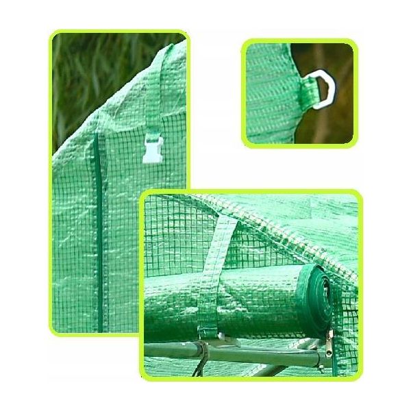 Pellicola Per Tunnel Expand | 3X10 M - Verde - Ideale Per La Coltivazione Di Piante - Resistente Agli Agenti Atmosferici E Durevole-image