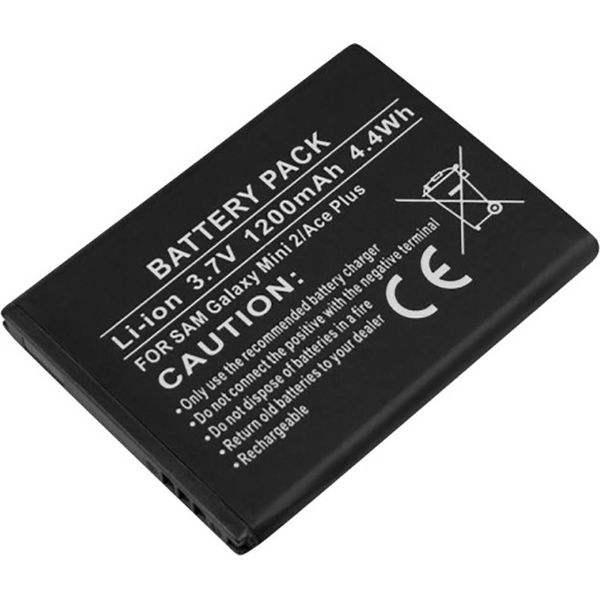 Avizar, Batteria Agli Ioni Di Litio 3,7 V 1200Mah Per Samsung Galaxy Mini 2/Ace Plus - Solida,-image