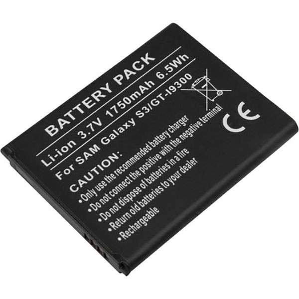 Avizar, Batteria Agli Ioni Di Litio 3,7V 1750Mah Samsung Galaxy S3 GT-I9300 - Potente,-image