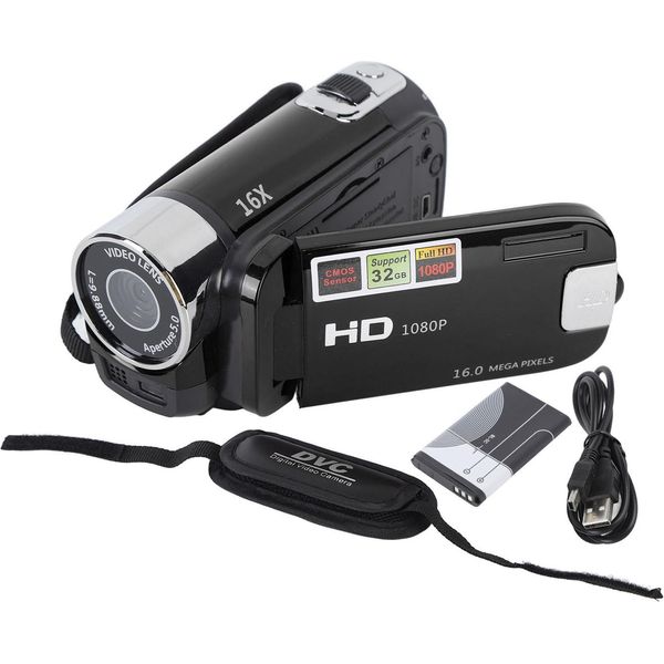 Videocamera Dv 4K 48MP Schermo Ruotabile Tft Da 2,7" Zoom Digitale 16X Video Con Cavo Usb"-image