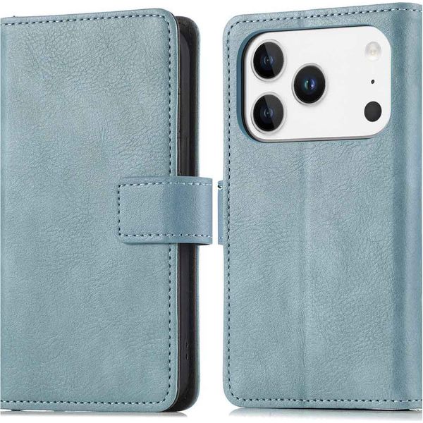 Custodia Per Cellulare Imoshion Per Apple Iphone 17 Pro Max - Cover Flip Libreria Flip - Blu Chiaro-image