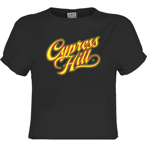 Amplified - Top Corto "Script"" Da Donna GD2928 (Xxl) (Charcoal)"-image